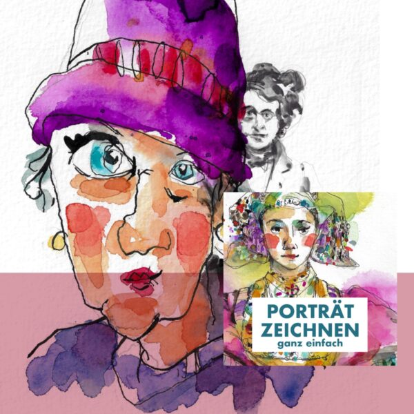 Aquarell-Porträt Zeichenkurs