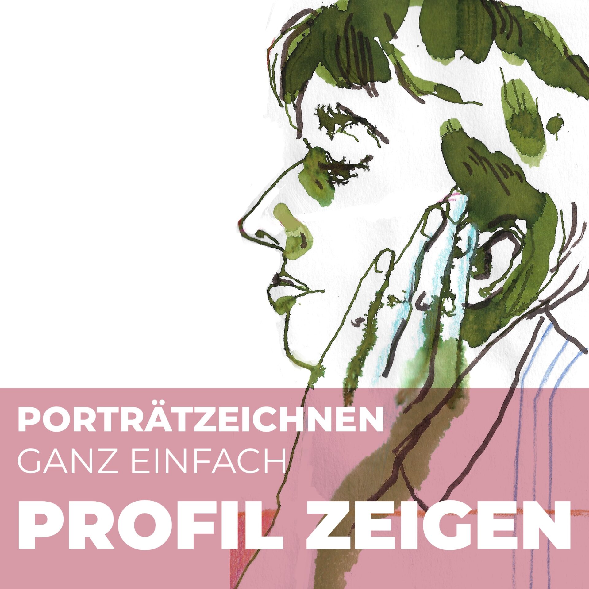 Porträtzeichnen Profil