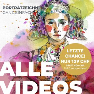 Porträtzeichnen ganz einfach: ALLE VIDEOS